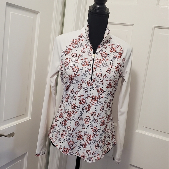 FAIRWAY & GREENE Wesley Pullover Floral Print/Style L12229 Sz. Small Activewear - Picture 1 of 10